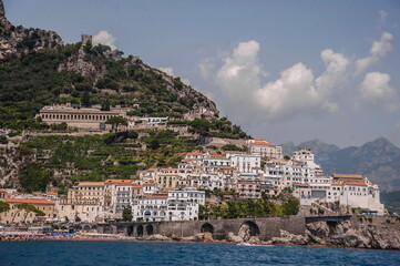 view of the town of Amalfi