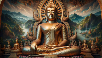 Fototapeta premium statue of Buddha