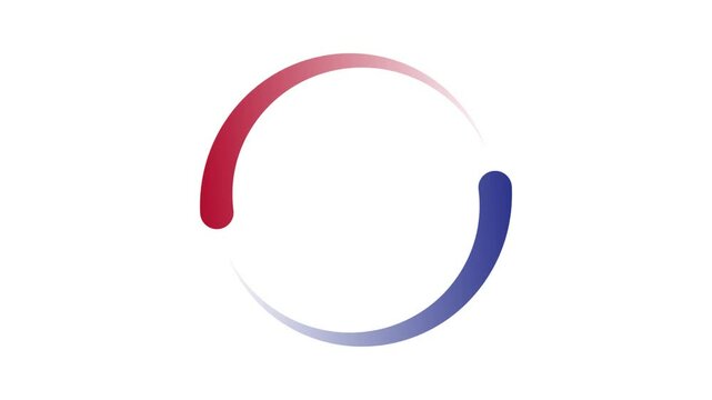 Abstract animation Loading circle 4k