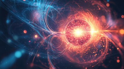A conceptual visualization of quantum gates, glowing with radiant energy fields and symbolizing complex transformations in a futuristic scene