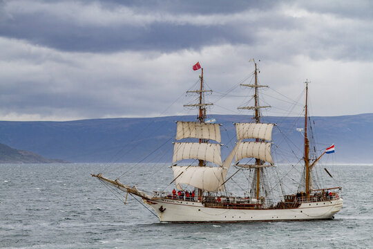 Expedition ship Europa operating from Ushuaia, Argentina to the Antarctic Peninsula in Antarctica, Southern Ocean