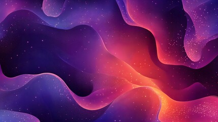 Obraz premium Dreamy abstract purple mist forming fluid shapes ill AI generated illustration