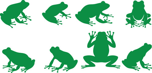 Cute and Simple Frog Vector Artwork