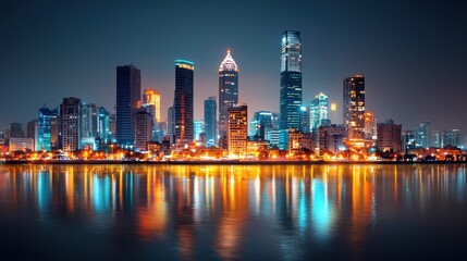 Urban elegance nighttime luxury apartments and investments