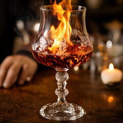 glass of cognac