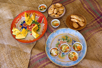 Lunch at Lasem, Java island, Indonesia, Southeast Asia