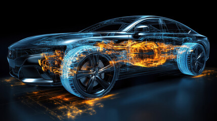 Advanced Braking System in Digital Visualization