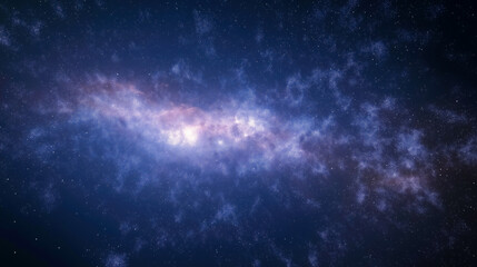 Fototapeta premium Galaxy vibrance captivates with dazzling star formations, swirling gases, and deep voids, inviting us to explore the vast depths of the universes wonders.