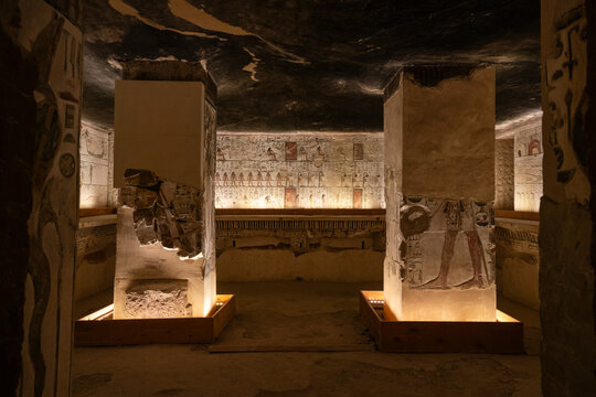 Tomb of Seti I, Valley of the Kings, UNESCO World Heritage Site, Thebes, Luxor, Egypt, North Africa