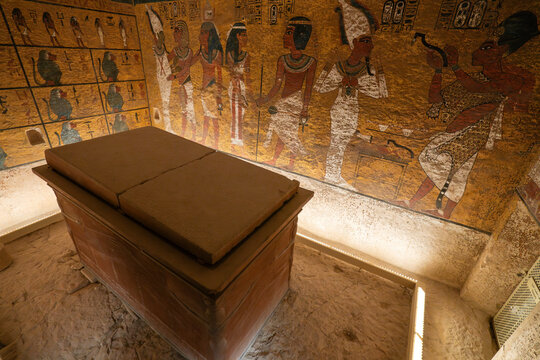 Tomb of Tutankhamun (King Tut), Valley of the Kings, UNESCO World Heritage Site, Thebes, Luxor, Egypt, North Africa
