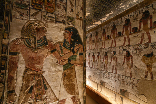 Tomb of Seti I, Valley of the Kings, UNESCO World Heritage Site, Thebes, Luxor, Egypt, North Africa