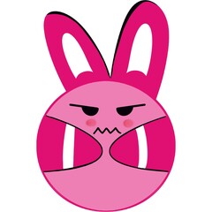 rabbit artwork crabby