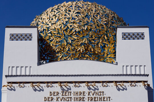 The Secession building designed by Joseph Maria Olbrich in 1897, Art Nouveau, Vienna, Austria
