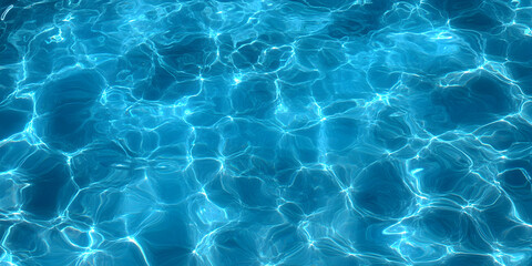 Abstract Blue Water Surface Texture Background