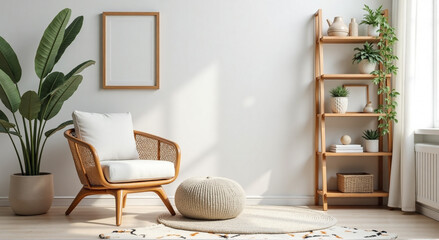 modern living room with furniture