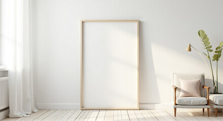 interior of a room with a window