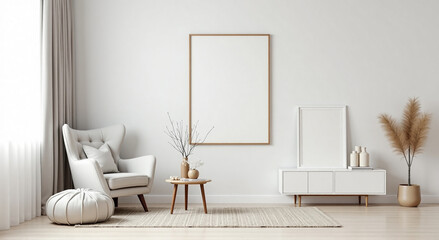 modern living room with sofa