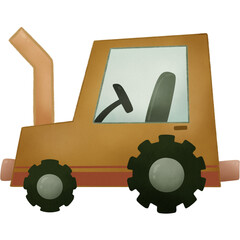 Farm truck illustration