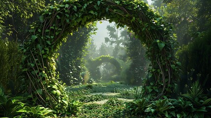Exotic tales fairy woodland green oasis and garden of hell