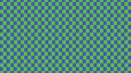 Blue green squares checkered