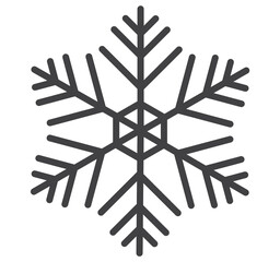 snowflake isolated on white background