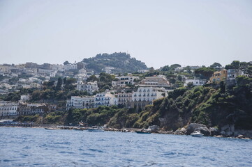 Obraz premium view of the island of Capri