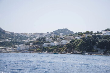 Obraz premium view of the island of Capri