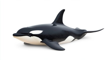 Fototapeta premium Powerful and Majestic Killer Whale Swimming Gracefully in the Ocean