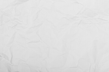 White crumpled paper texture background. White recycled craft paper texture as background.