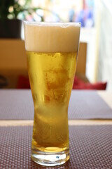 Beer is a low-alcohol drink obtained by alcoholic fermentation of malt wort.