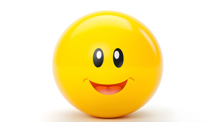 Yellow smile funny emoji