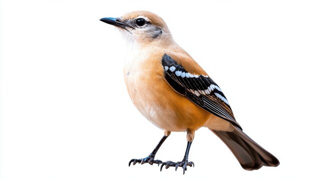 Close up Portrait of a Colorful Sparrow Perching on a Branch in its Natural Habitat