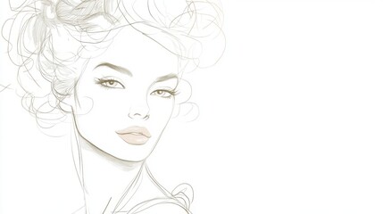 Fototapeta premium Elegant Silhouette: The Beauty of Simplicity