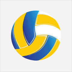 Volleyball ball icon vector. Volleyball illustration. volleyball sports game icon. volleyball ball summer