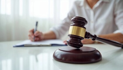 Law Office Concept With Judge's Gavel and Legal Documents