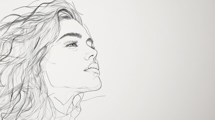 Fototapeta premium Elegant Silhouette: The Beauty of Simplicity