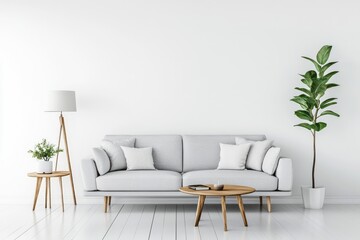 Minimalist Living Room Interior Design With Modern Sofa