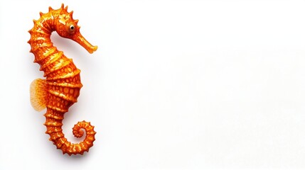 Obraz premium Vibrant Seahorse Floating in the Colorful Underwater Coral Reef Environment