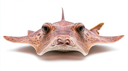 Macro Close Up Portrait of Bizarre and Grotesque Deep Sea Creature with Unique Textured Organic Alien Features