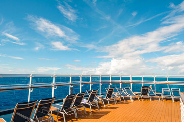 Relaxing on the Cruise Deck