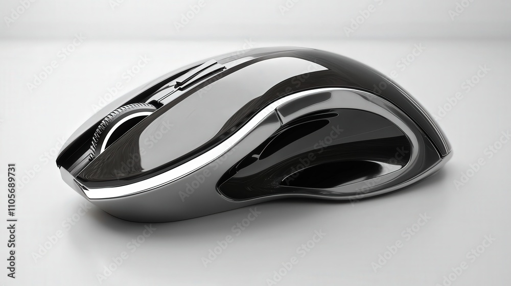 Aufkleber a futuristic touch-sensitive mouse that allows users to navigate by swiping and tapping, offering a 