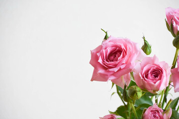 ピンクのスプレーばら