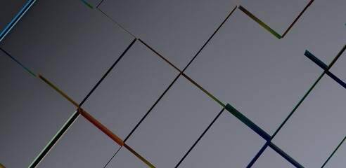 Abstract Geometric Grid Background © vegefox.com