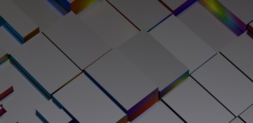 Abstract 3D Geometric Background