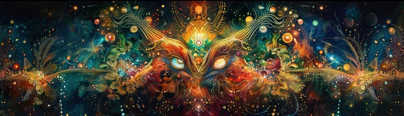 Dive deep into the mysteries of alien culture through a kaleidoscope of colors, shapes, and symbols that tell compelling stories beyond our comprehension