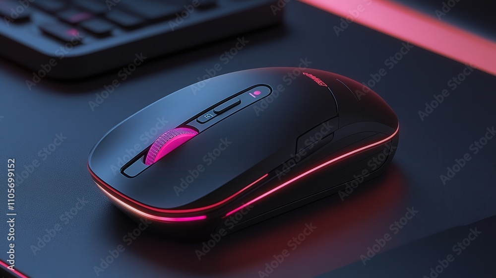 Aufkleber A multi-functional mouse with a built-in scroll and touchpad feature, offering versatility for users who prefer a combination of both functions.