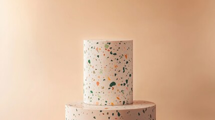 Terrazzo Podium Mockup.