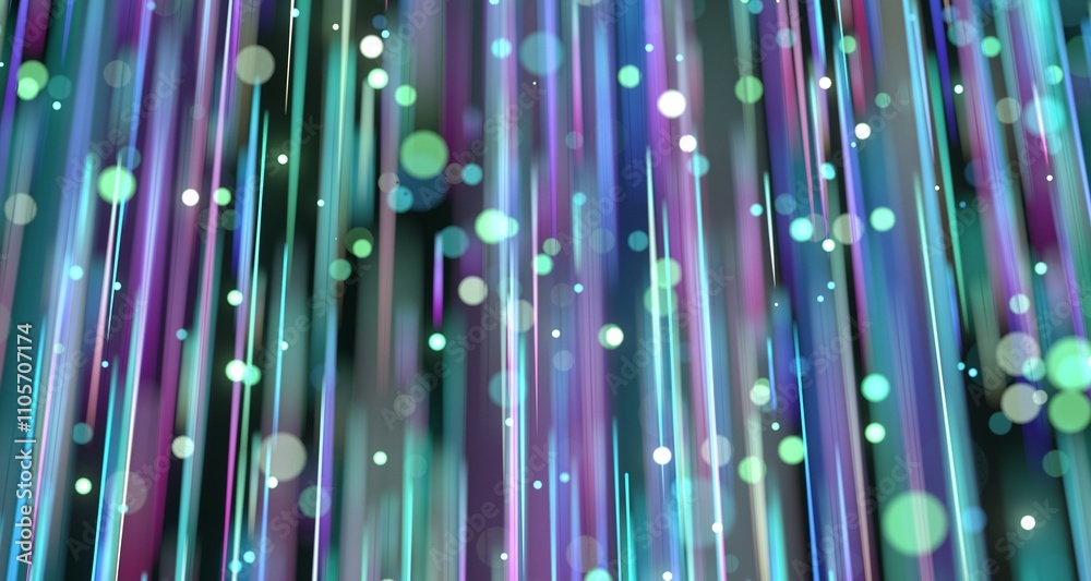 Poster light wave background, 3d Rendering, Abstract Background