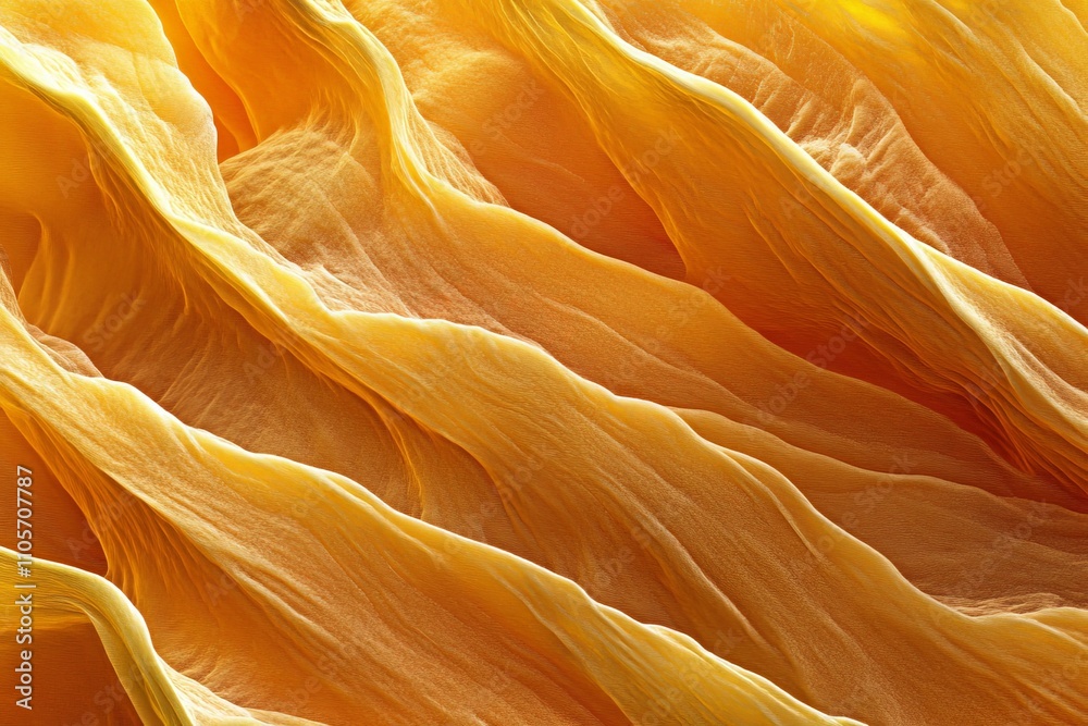 Aufkleber This image presents dynamic layers of golden strands, beautifully arranged to create a sense of fluidity and elegance, highlighting artistic depth and style.