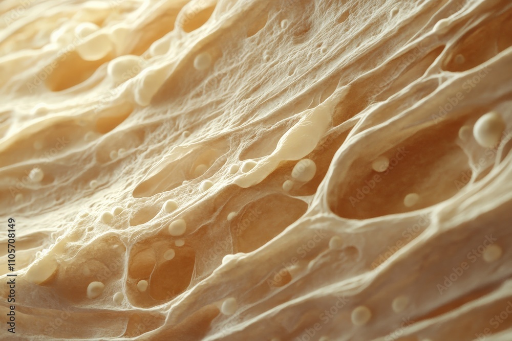 Poster A delicate and creamy texture is depicted in this abstract image, showcasing undulating forms and an airy feel that can evoke thoughts of tranquility.